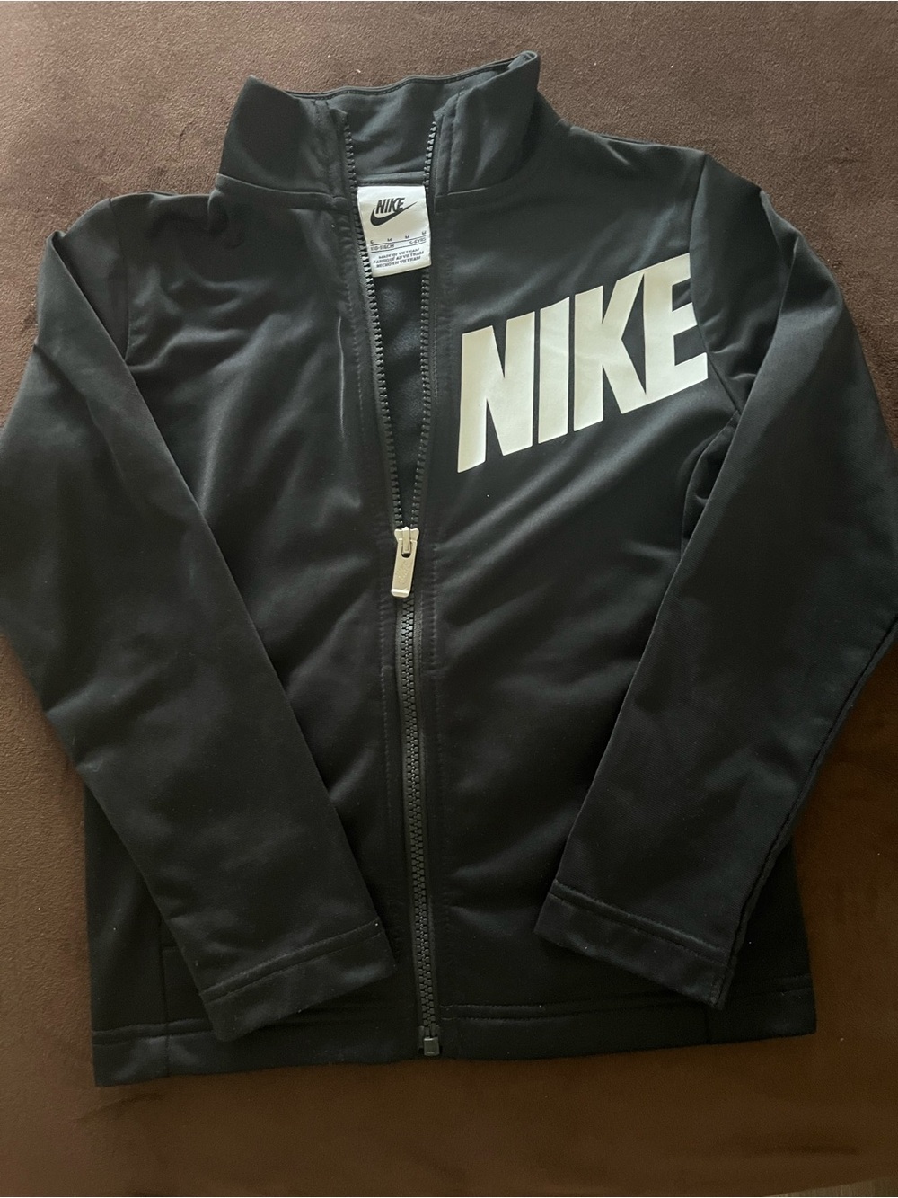 Nike Black sweater with White NIKE Chest Logo